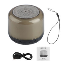 Schitterende Bluetooth-luidspreker met 360-graden stereolichtshow, HiFi-stereo, diepe bas, draadloze verbinding, heldere spraakweergave en brede