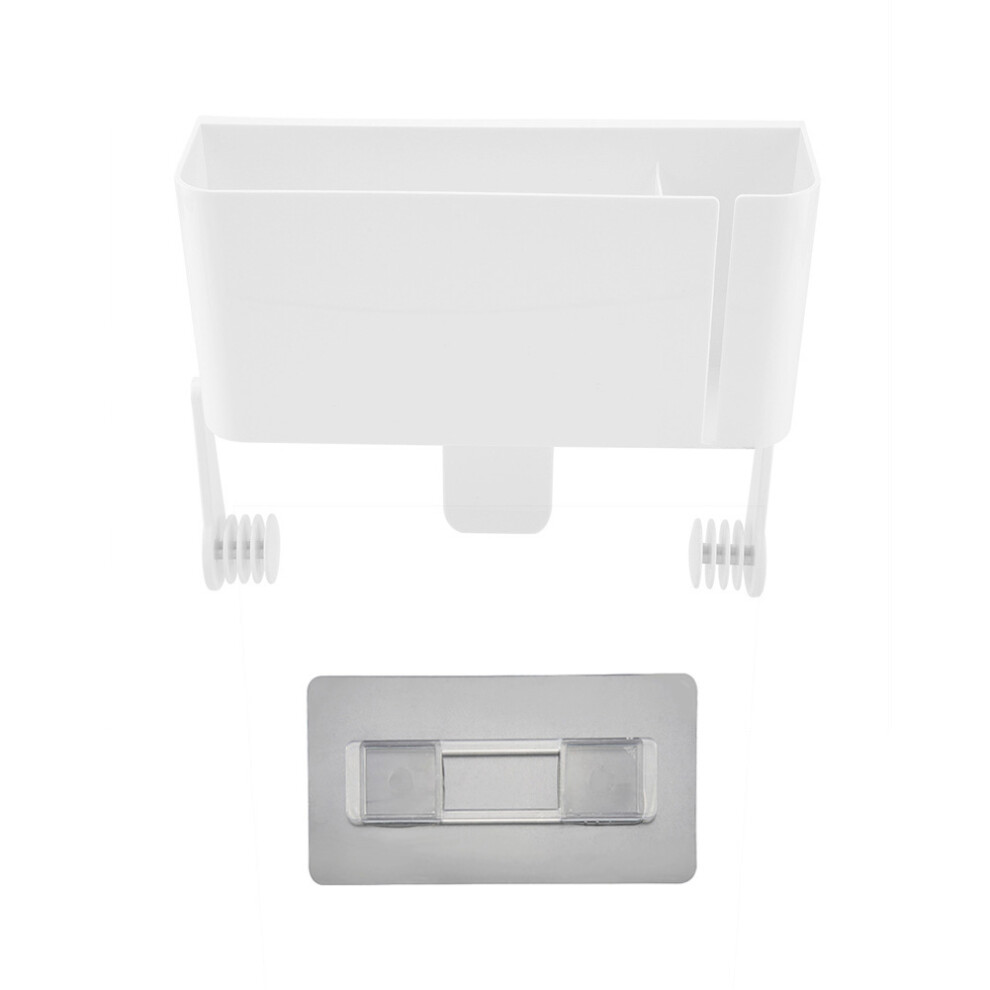 Multifunctional Kitchen Organizer Magnetic Storage Box Paper Towel Holder Garbage Bags Organizer Cling Film Rack Refrigerator Rack Elegant Metal 9357860366557