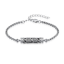 Zonnebloem urn crematie sieraden verstelbare urn armband voor as aandenken haar herdenkingsarmband voor dames en heren