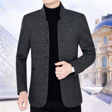 Men's polyester winter coat fleece lined warm jacket