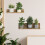 (THA2360) Waterproof PVC Plant Pot Wall Stickers 5