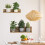 (THA2360) Waterproof PVC Plant Pot Wall Stickers 7
