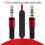 Cable de repuesto de 3,5 mm macho a macho con micrófono y control de voz integrados para teléfono. 6