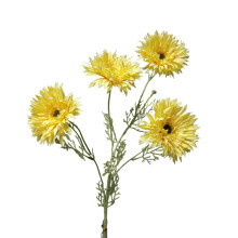 Kunstbloemenboeket met gerbera's, lente- en zomerbloemen voor binnen, geschikt als vaasvulling, voor tafelstukken op bruiloften, en voor huis- en