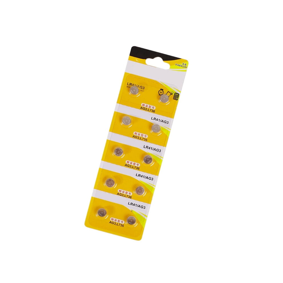 Ag3 Lr41 Alkaline Button Batteries Pack Of 10 913466181902