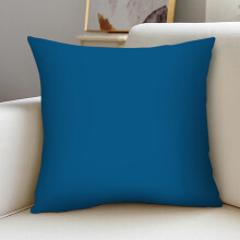 Conjunto de 2 capas de almofada macias e lisas de 45 cm x 45 cm com zíper invisível, capas decorativas para almofadas de sofá/cama.