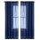 Sheer Linen Curtains Semi-Transparent 1 Panel Rod Pocket 6