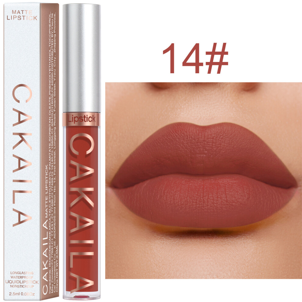 Dachuang Beauty (14) Velvet Matte Lipstick - Rich Pigment, Long-Lasting
