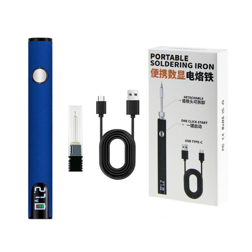 Oefntac USB κολλητήρι ρυθμιζόμενης τάσης, οθόνη LED, υποδοχή 510, γρήγορη θέρμανση, φορητό 1