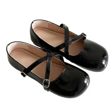 (Black, 39) Silver Mary Jane Flats for Office & Casual
