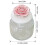 (Pink Large) Nordic Glass Jars with Lids for Kitchen Storage 4
