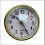 (1) Sleek Recessed Clock Insert for DIY Craft, Gold/Silver 1