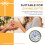 (1) Sleek Recessed Clock Insert for DIY Craft, Gold/Silver 5