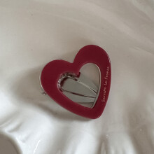 (1) Bridal Heart Hair Clips - Elegant Hollow Barrettes