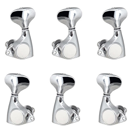 6PCS Electric Guitar Alignment Tuner, Fully Enclosed, Large Handle, String Knob, Upwind Stringer 3L+3R