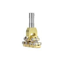 V3 Fractal Fret Pressure Tool Self-Conforming Radius Caul Designed for Guitar Fret Installation 1 and 2