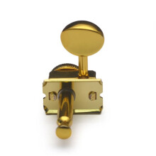 6 Inline Guitar Lock String Tuners 1:15 Vintage Machine Heads for ST TL Style Electric Guitar Folk or Acoustic Guitar,A