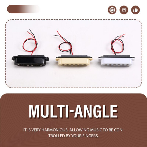 3 Micros à Simple Bobinage pour Guitare Électrique ST