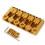 5-String Bass Bridge Body Bottom Through String Spacing 16.5MM Bass Fixed Bridge Gold 1