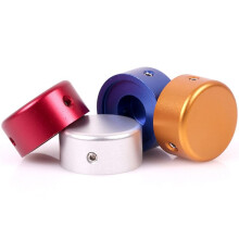 4Pcs Guitar Pedal Cap Aluminum Alloy Footswitch Topper for Enhanced Performance