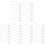 300Pcs Smooth Polished White for Pudding and Cake 1