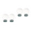 4Pièces Bouteilles De Neige En Verre Clair Pour DIY 6