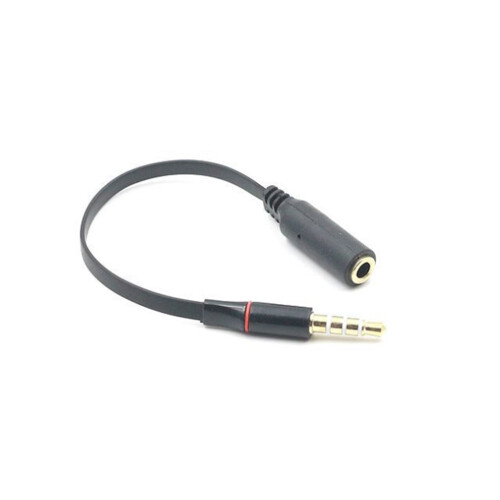 2Pièces Câble Extension Stéréo 3,5mm Noir Durable Pour Écoute Musicale 2