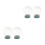 4Pièces Bouteilles De Neige En Verre Clair Pour DIY 8