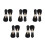 10Pièces Boutons Toggle PU Élégants Pour Vestes Pulls Femme 1