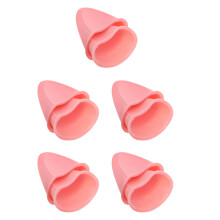 5Ensembles Oreilles De Casque Rose Décor Cartoon