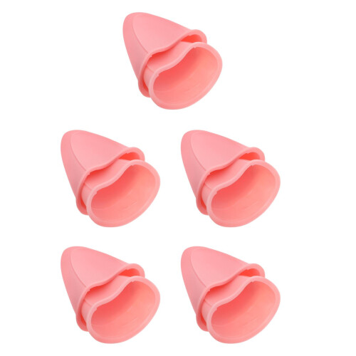 5Ensembles Oreilles De Casque Rose Décor Cartoon