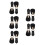 10Pièces Boutons Toggle PU Élégants Pour Vestes Pulls Femme 6