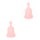 2Pièces Coupe Menstruelle Silicone Orange Confortable Réutilisable 5