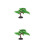 2Pièces Décor Plantes Aquarium Multi Usage Matériau Sécurisé Naturel 8