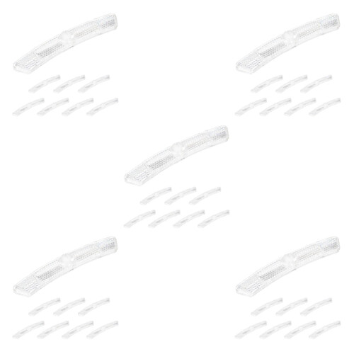 40Pièces Réfléchissants Rayons Blancs