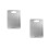 2Pcs Stainless Steel Cutting Board with Handle Dishwasher Safe 1