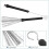 2Pcs Retractable Loop-End Drum Brushes Steel Wire Metal Black Cleaning 7