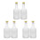 6Pièces Bouteilles En Verre Réutilisables Stables Pour Vin 7