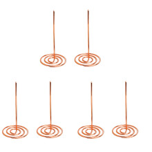 6Pcs Rose Gold Receipt Spike Bill Holder Restaurant Memo Organizer