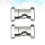 4Pièces Métal Argent Durable Pour Sac École Ceinture 8