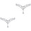 2Pcs Silver Wedding Frontlet Rhinestone Bridal Forehead Chain Charm 3