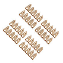 40Pcs Lightweight Kraft Paper Cup Handle Carrier for Hot Cold Drink