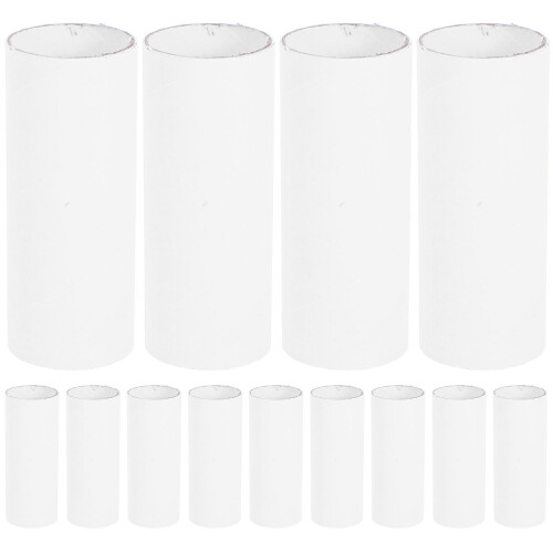 20Pièces Tubes En Papier Recyclables Pour Projets DIY