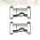 4Pièces Métal Argent Durable Pour Sac École Ceinture 11