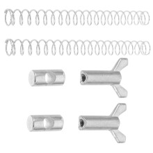2Set Car Brake Pedal Return Springs Silver Metal Long-Life Replacement