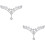 2Pcs Silver Wedding Frontlet Rhinestone Bridal Forehead Chain Charm 6