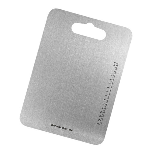 2Pcs Stainless Steel Cutting Board with Handle Dishwasher Safe 2