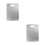2Pcs Stainless Steel Cutting Board with Handle Dishwasher Safe 4