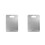 2Pcs Stainless Steel Cutting Board with Handle Dishwasher Safe 6