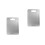 2Pcs Stainless Steel Cutting Board with Handle Dishwasher Safe 7